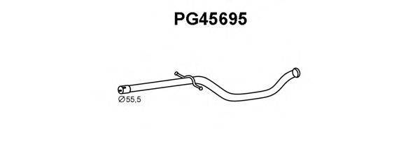 Труба выхлопного газа VENEPORTE PG45695