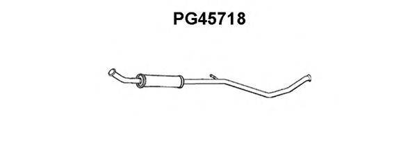 Предглушитель выхлопных газов VENEPORTE PG45718