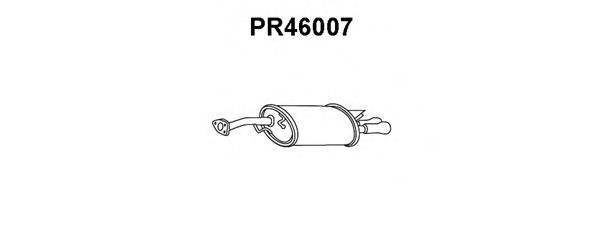 Глушитель выхлопных газов конечный VENEPORTE PR46007