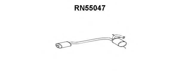 Средний глушитель выхлопных газов VENEPORTE RN55047