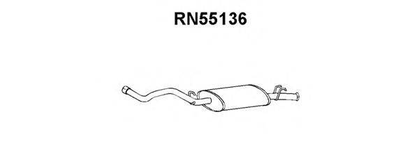 Глушитель выхлопных газов конечный VENEPORTE RN55136
