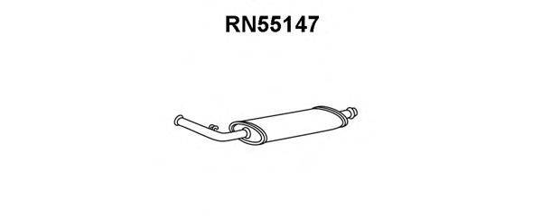 Предглушитель выхлопных газов VENEPORTE RN55147