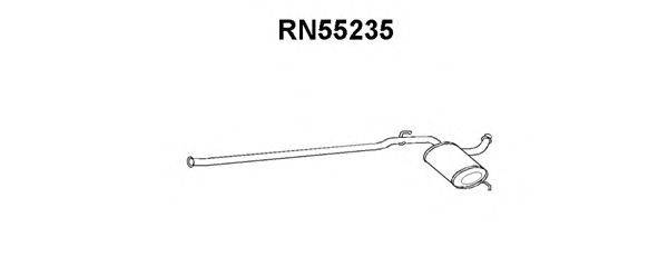 Средний глушитель выхлопных газов VENEPORTE RN55235