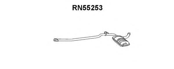 Предглушитель выхлопных газов VENEPORTE RN55253