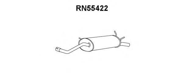 Глушитель выхлопных газов конечный VENEPORTE RN55422