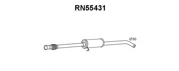 Предглушитель выхлопных газов VENEPORTE RN55431