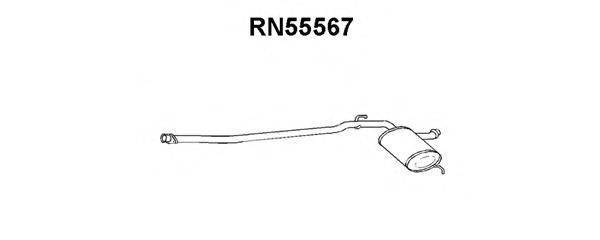 Предглушитель выхлопных газов VENEPORTE RN55567