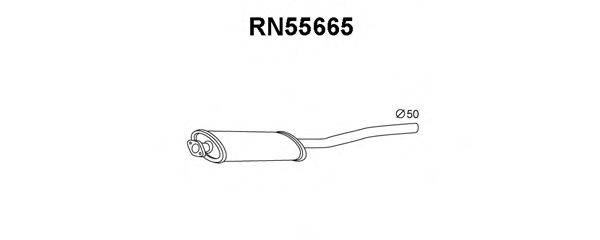 Предглушитель выхлопных газов VENEPORTE RN55665