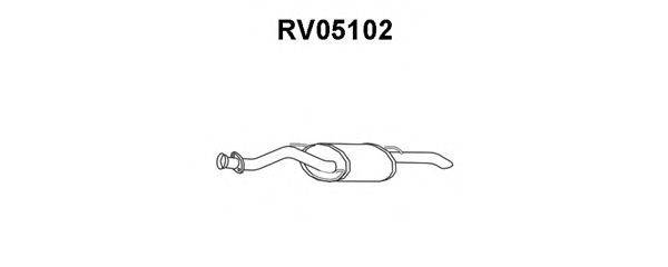 Глушитель выхлопных газов конечный VENEPORTE RV05102