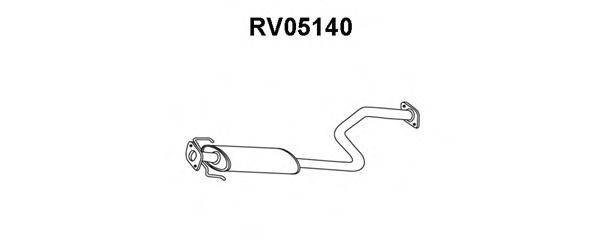 Предглушитель выхлопных газов VENEPORTE RV05140