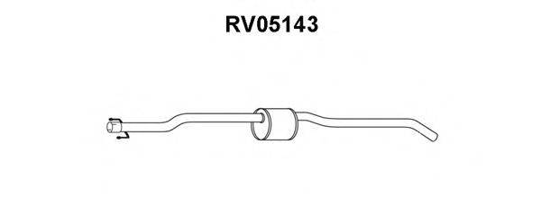 Предглушитель выхлопных газов VENEPORTE RV05143