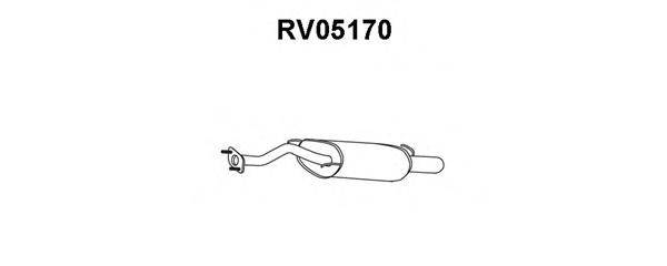 Предглушитель выхлопных газов VENEPORTE RV05170