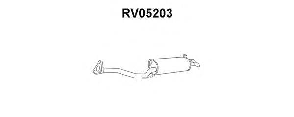 Глушитель выхлопных газов конечный VENEPORTE RV05203