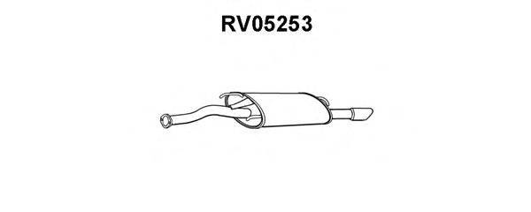 Глушитель выхлопных газов конечный VENEPORTE RV05253