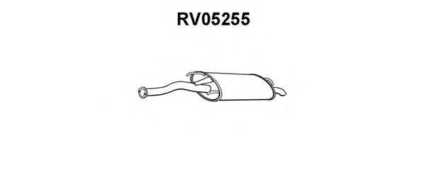 Глушитель выхлопных газов конечный VENEPORTE RV05255