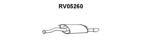 Глушитель выхлопных газов конечный VENEPORTE RV05260