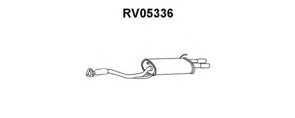 Глушитель выхлопных газов конечный VENEPORTE RV05336