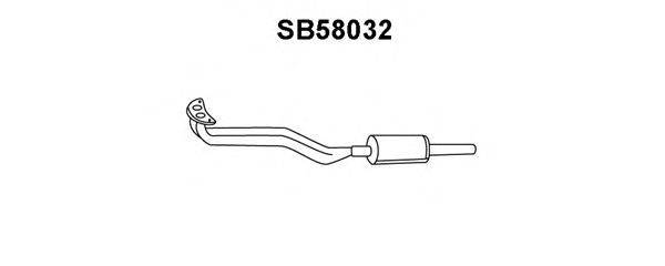 Предглушитель выхлопных газов VENEPORTE SB58032