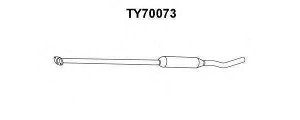 Предглушитель выхлопных газов VENEPORTE TY70073