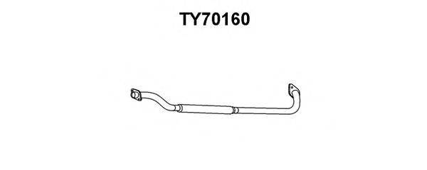 Предглушитель выхлопных газов VENEPORTE TY70160