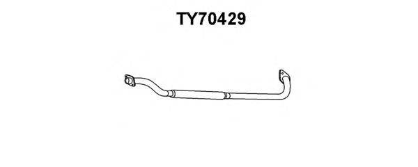 Средний глушитель выхлопных газов VENEPORTE TY70429