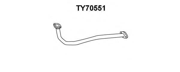 Труба выхлопного газа VENEPORTE TY70551