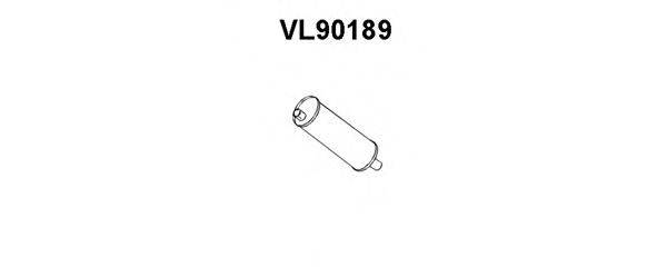 Глушитель выхлопных газов конечный VENEPORTE VL90189