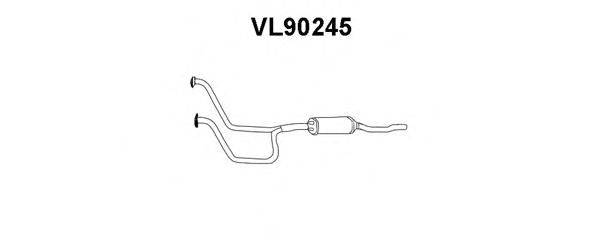 Предглушитель выхлопных газов VOLVO 464590