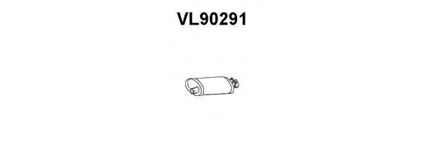 Глушитель выхлопных газов конечный VENEPORTE VL90291