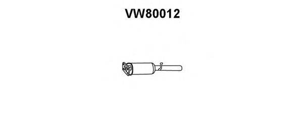 Предглушитель выхлопных газов VENEPORTE VW80012