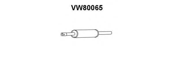 Предглушитель выхлопных газов VENEPORTE VW80065