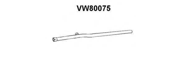 Труба выхлопного газа VENEPORTE VW80075