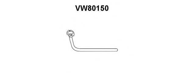 Труба выхлопного газа VENEPORTE VW80150