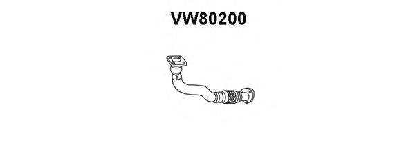 Труба выхлопного газа VENEPORTE VW80200
