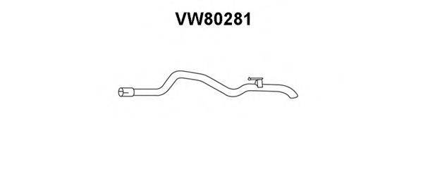Труба выхлопного газа VENEPORTE VW80281