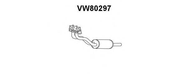 Предглушитель выхлопных газов VENEPORTE VW80297