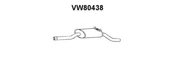 Глушитель выхлопных газов конечный VENEPORTE VW80438