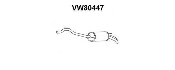 Глушитель выхлопных газов конечный VENEPORTE VW80447