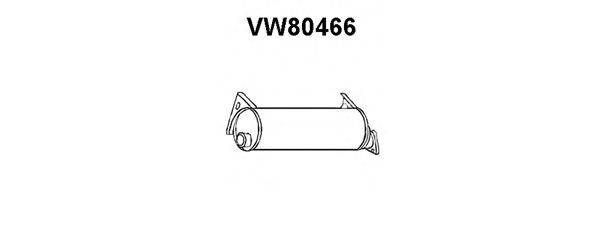 Средний глушитель выхлопных газов VENEPORTE VW80466