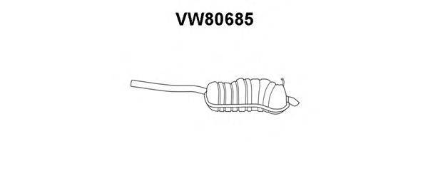 Глушитель выхлопных газов конечный VENEPORTE VW80685