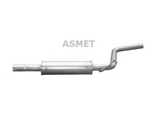 Средний глушитель выхлопных газов ASMET 03104