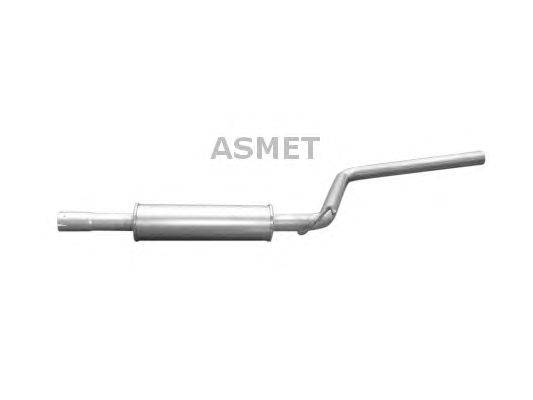 Средний глушитель выхлопных газов ASMET 03106
