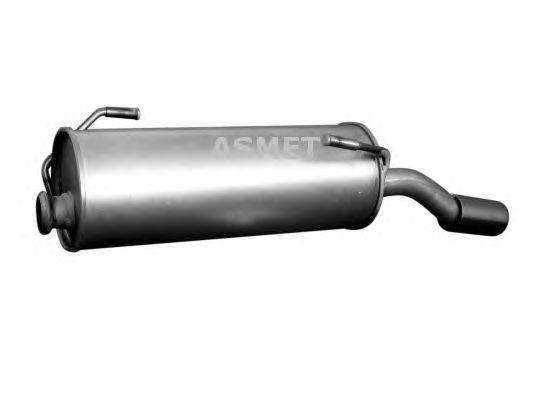 Глушитель выхлопных газов конечный ASMET 08062