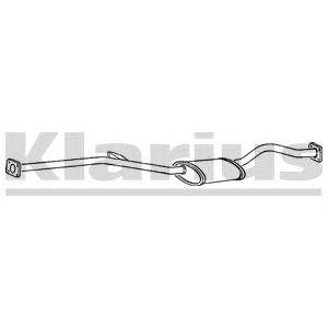 Средний глушитель выхлопных газов KLARIUS 250279