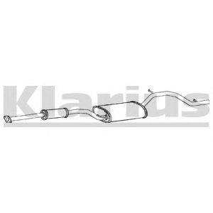 Глушитель выхлопных газов конечный KLARIUS 270646