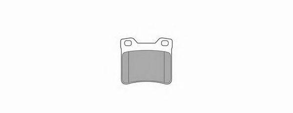 Комплект тормозных колодок, дисковый тормоз WOLF WP9107