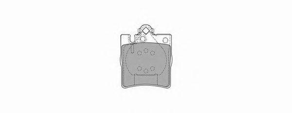 Комплект тормозных колодок, дисковый тормоз SIMER 21898