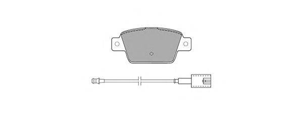 Комплект тормозных колодок, дисковый тормоз SIMER 815.2