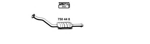 Система выпуска ОГ ERNST 090263