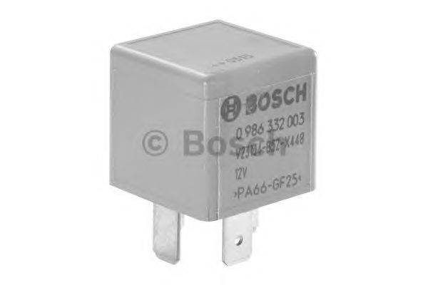 Реле, рабочий ток; Реле BOSCH 0 986 332 003